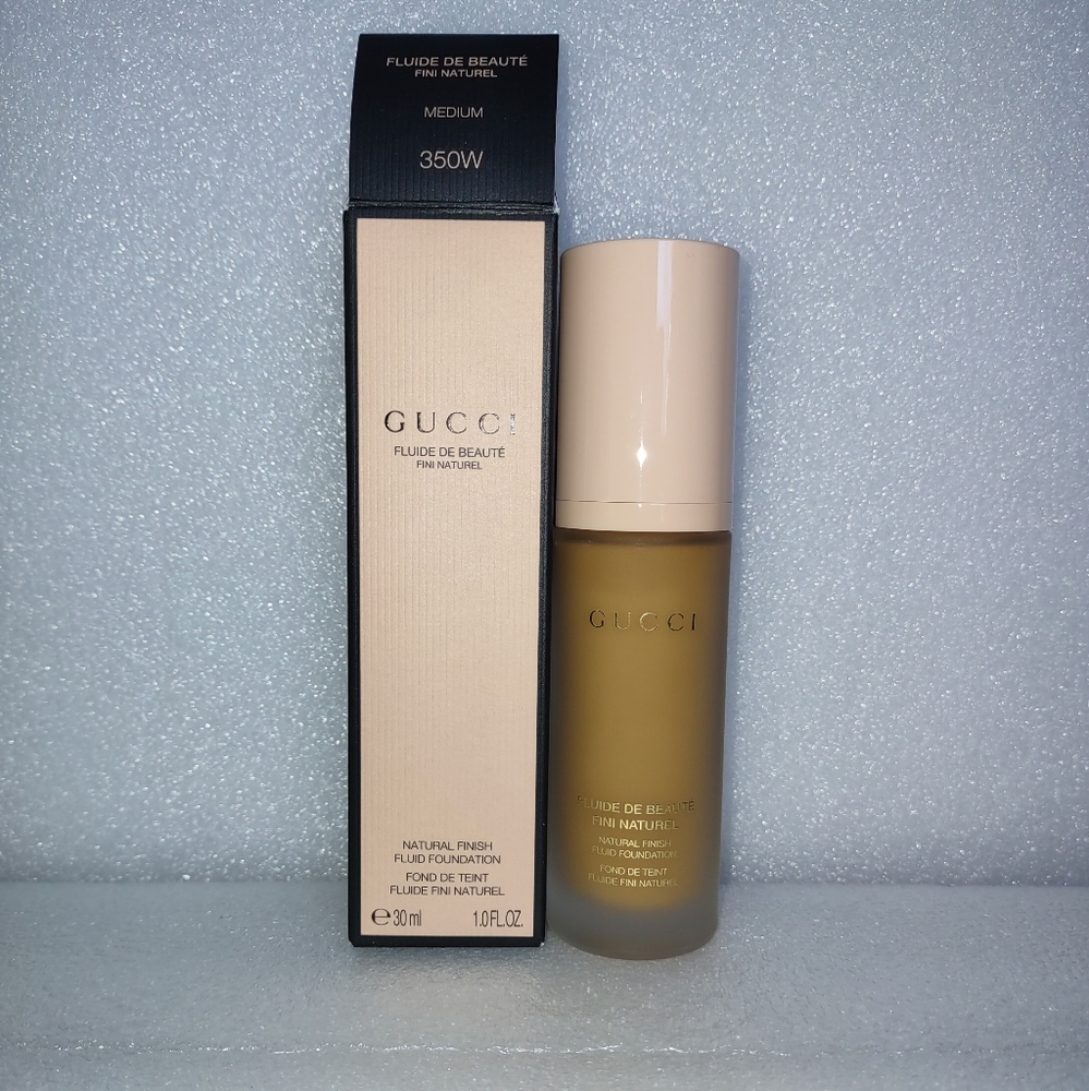 BNIP Gucci Fluide de Beauté Natural Finish Fluid Foundation Shade 350W